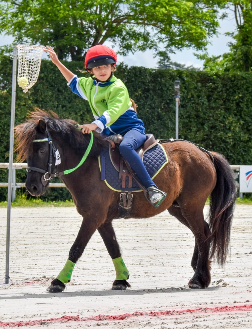 Ambre Le Masson, vice-championne de France de Poney Games