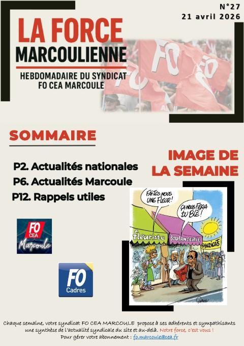 La FOrce Marcoulienne : hebdo FO n°27