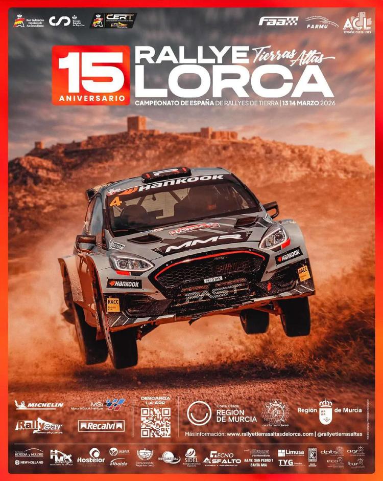 Rallye Tierras Altas de Lorca 2026 › Lista de inscritos