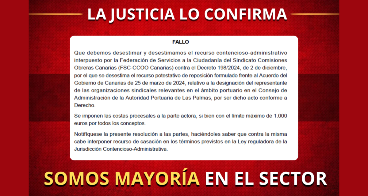 La Justicia lo confirma