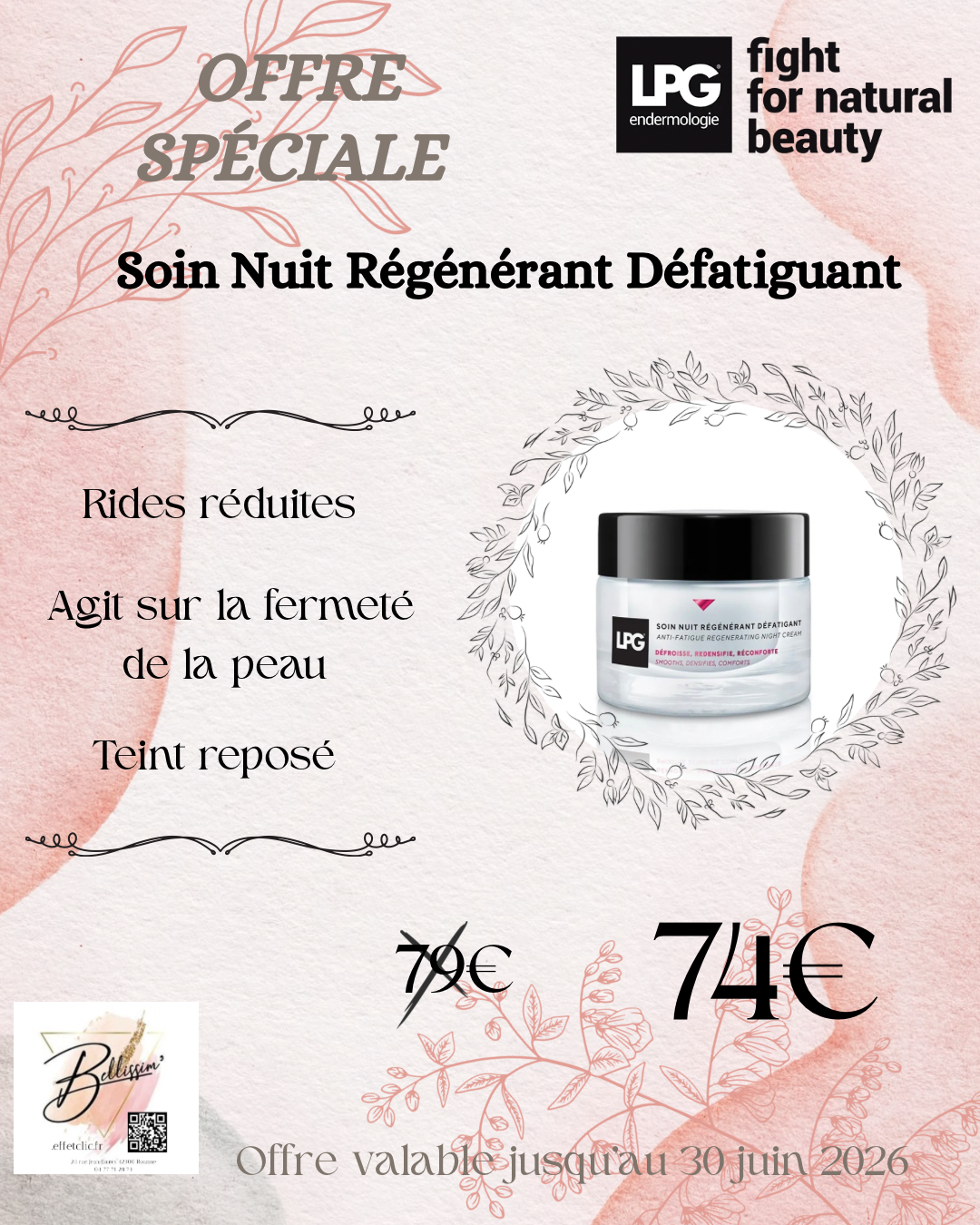 Offre Spéciale Cosmétique LPG