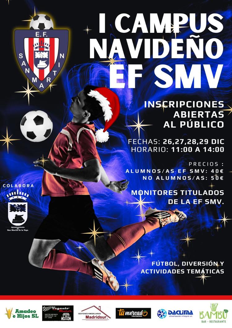  Eventos navideños de la Escuela de fútbol San Martín de la Vega 