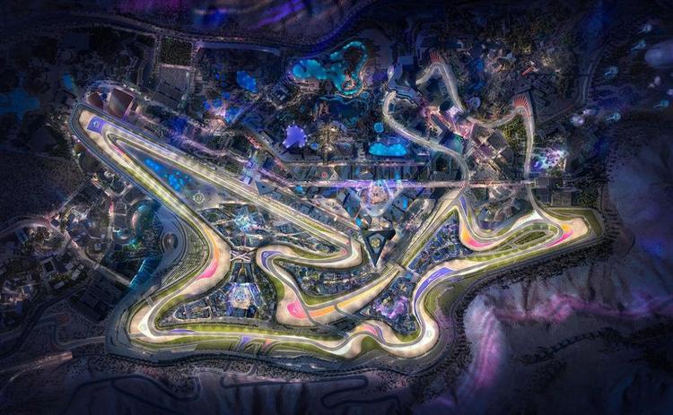 Arabia Saudí prepara el Qiddiya Speed Park con una primera curva de 70 metros de altura