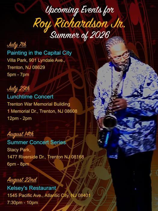 Upcoming Events For Roy Richardson Jr Summer of 2026
