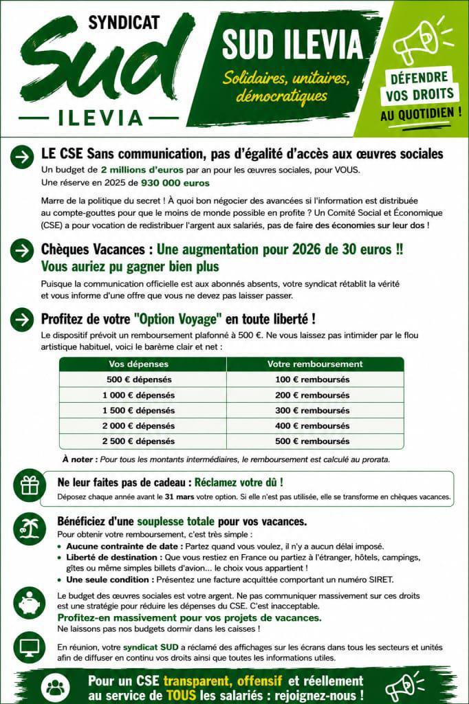 SUD ILEVIA // Défendre vos droits au quotidien