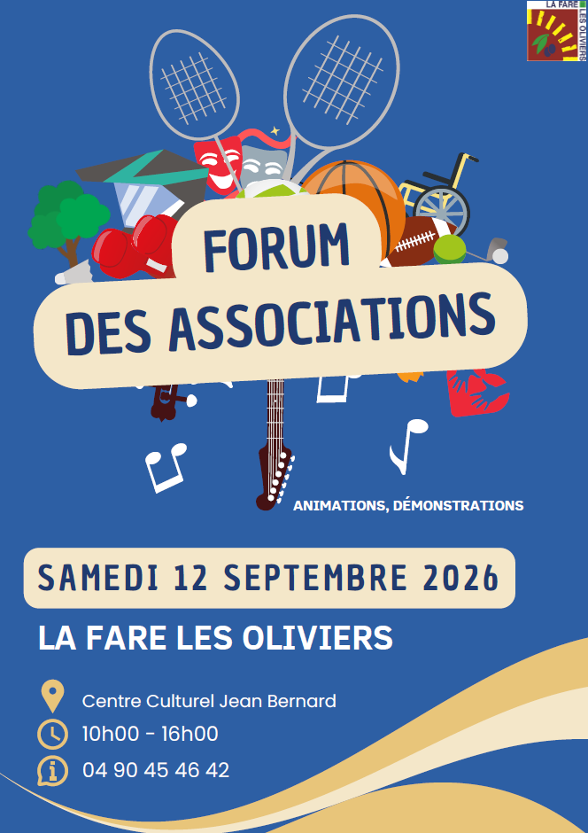 Le forum des associations 2026 - c'est dans un mois !