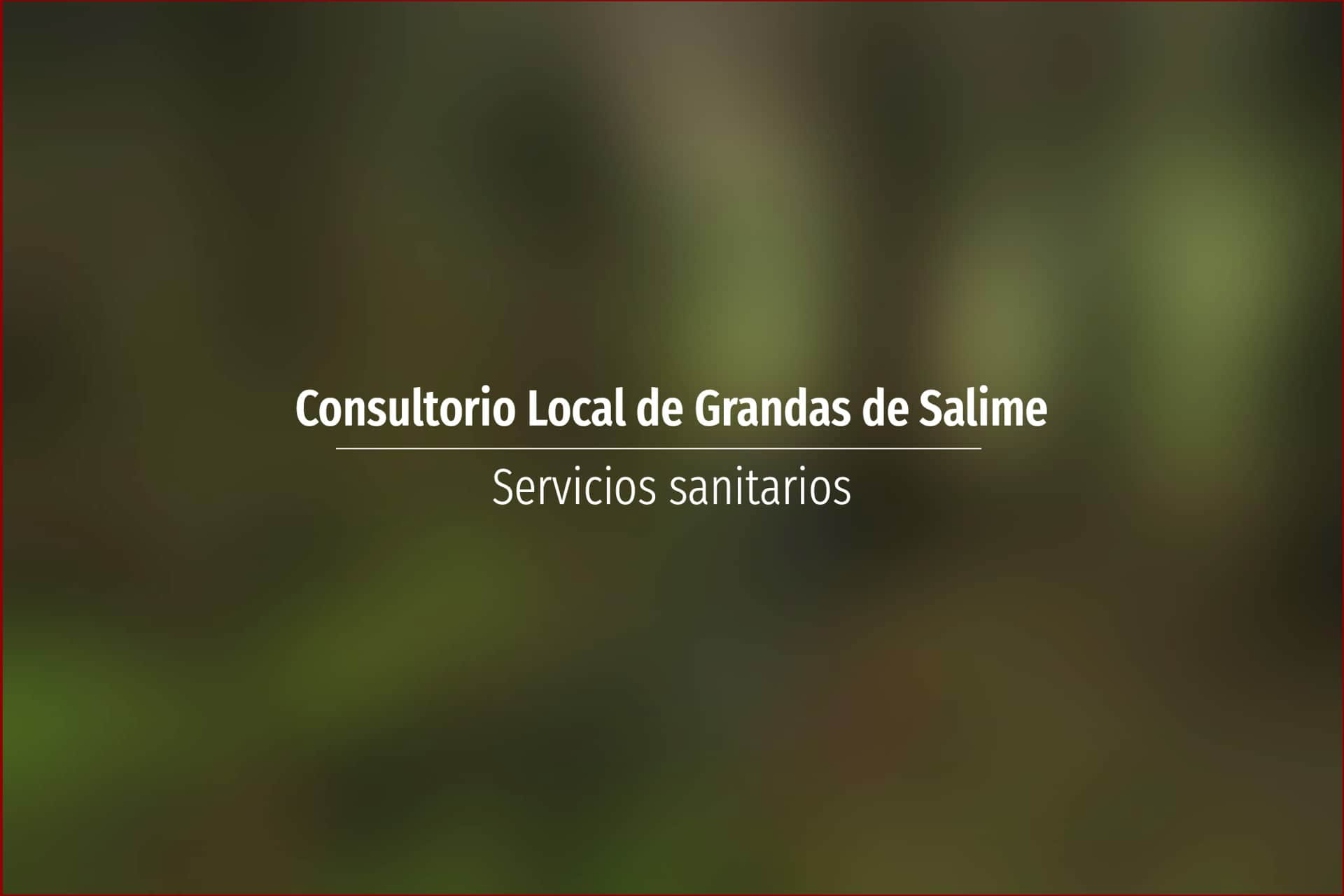 Consultorio Local de Grandas de Salime