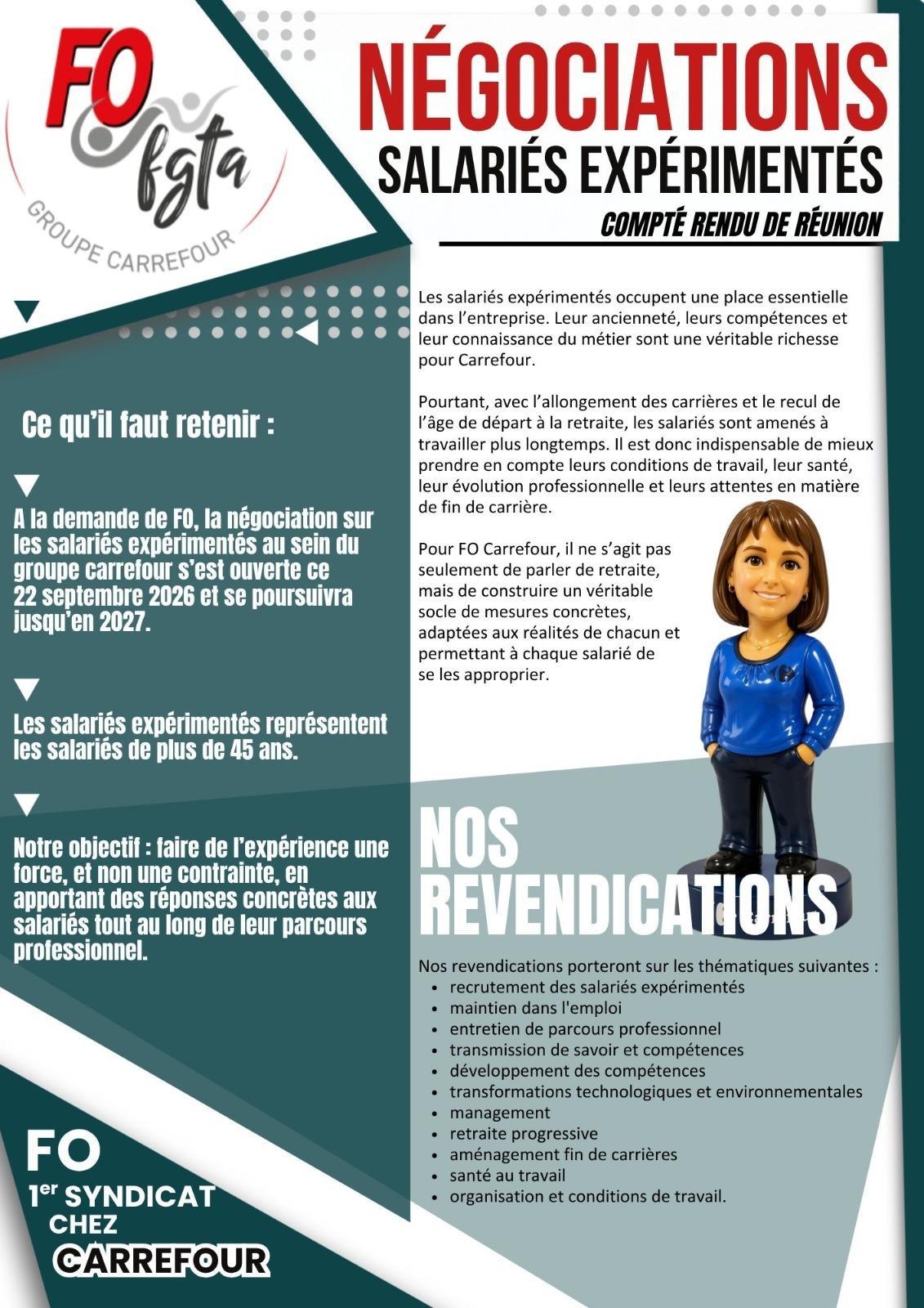 Négociations salariés expérimentés