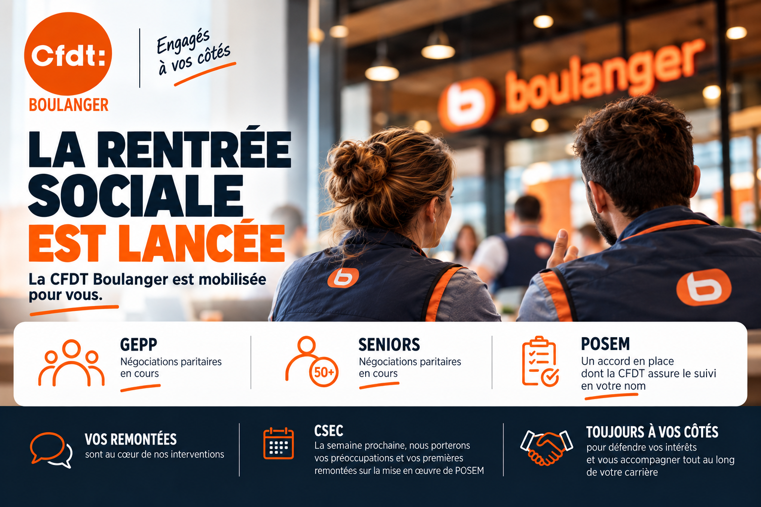 La rentrée sociale est lancée chez Boulanger !