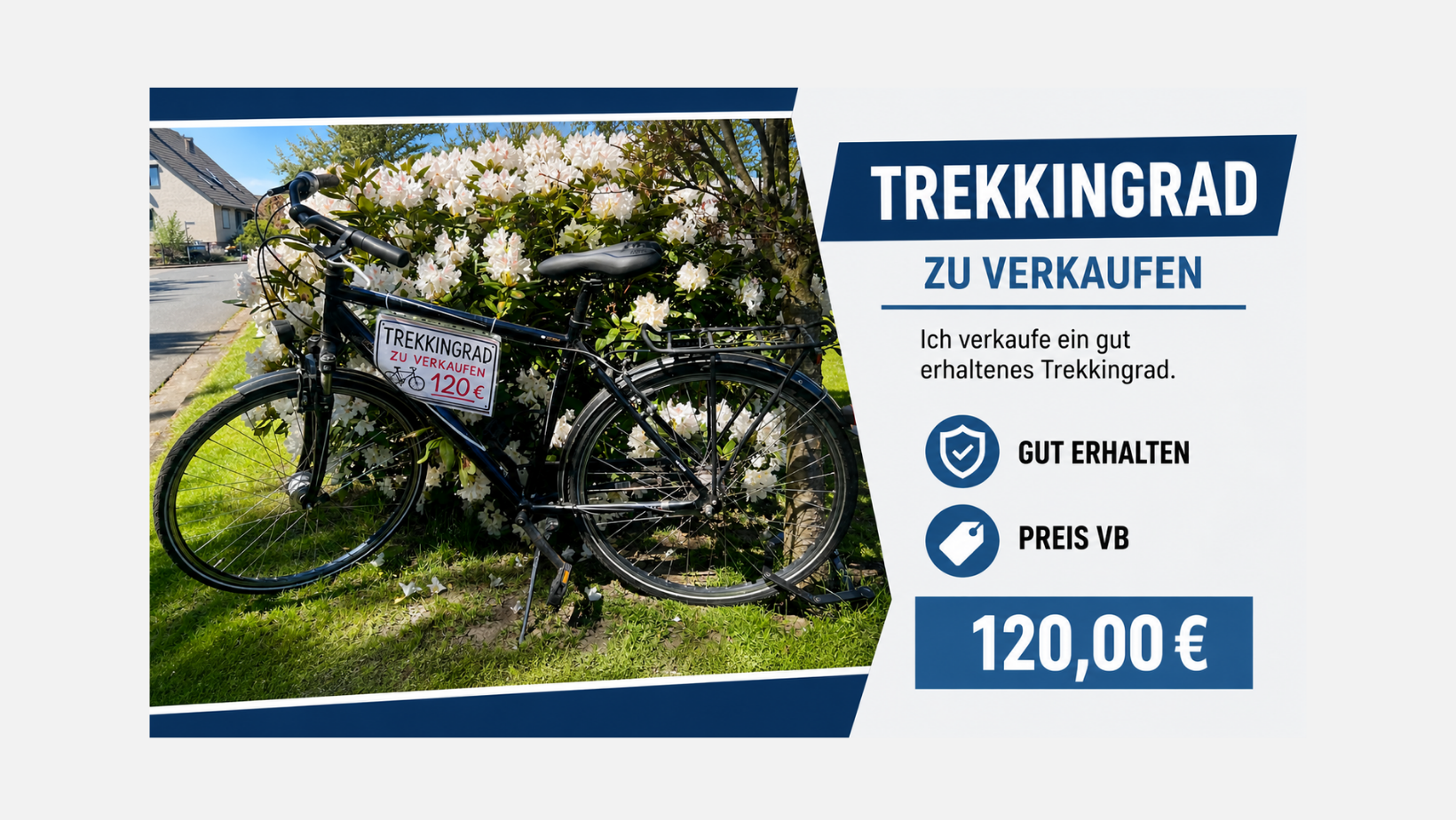 Trekkingrad zu verkaufen