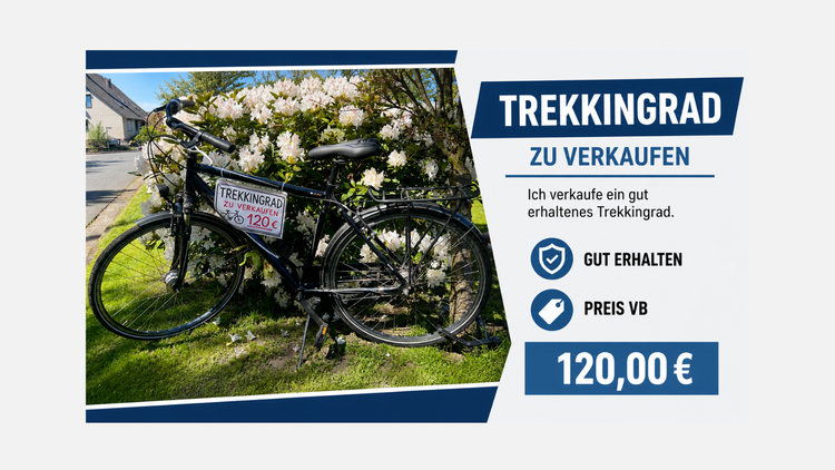 Trekkingrad zu verkaufen