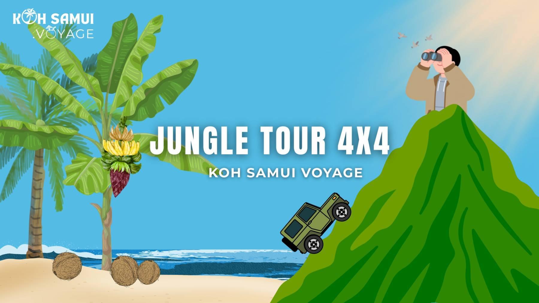 Jungle Tour 4x4 : L'Expérience Authentique à Koh Samui