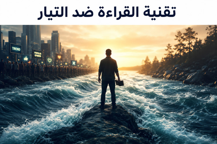 تقنيّة 26: القراءة ضدّ التيّار  (Counter-Cultural Reading)