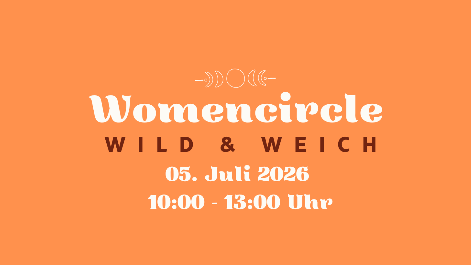 Womencircle "Wild & Weich"