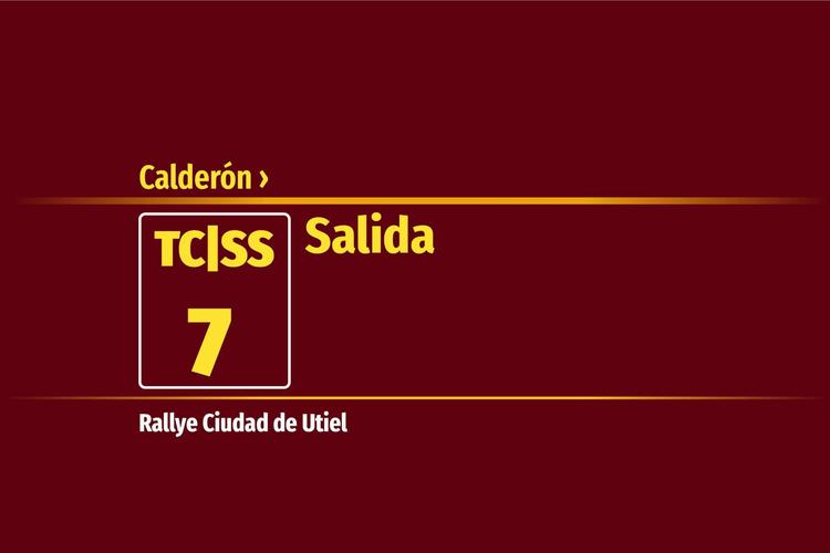 Tramo 7 &nbsp;›&nbsp; Calderón | Salida | ZE
