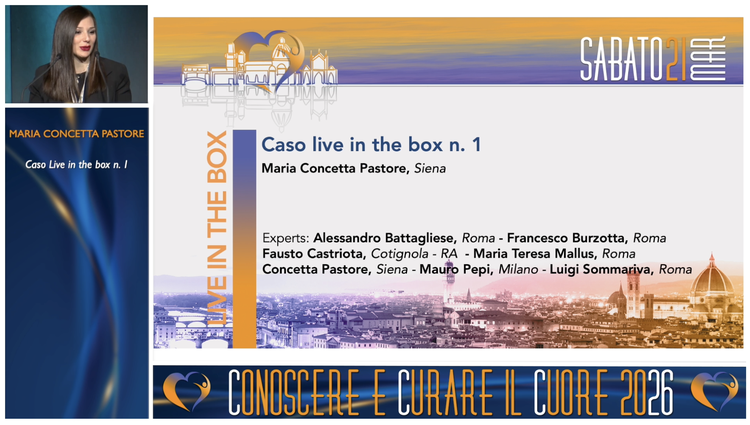 46 INSUFFICIENZA MITRALICA: DIAGNOSI E TERAPIA PERCUTANEA - Caso live in the box n. 1