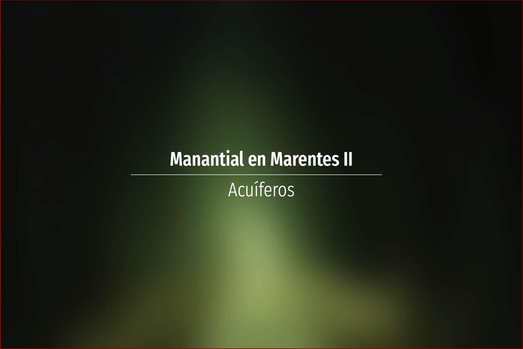 Manantial en Marentes II