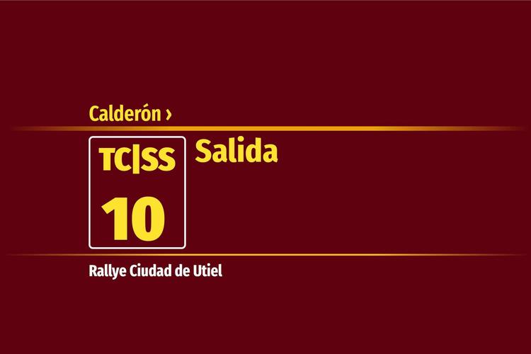 Tramo 10 &nbsp;›&nbsp; Calderón | Salida | ZE