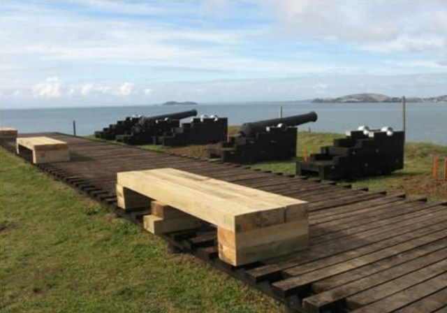 Batería Balcacura en Ancud, Chiloé, Sur de Chile