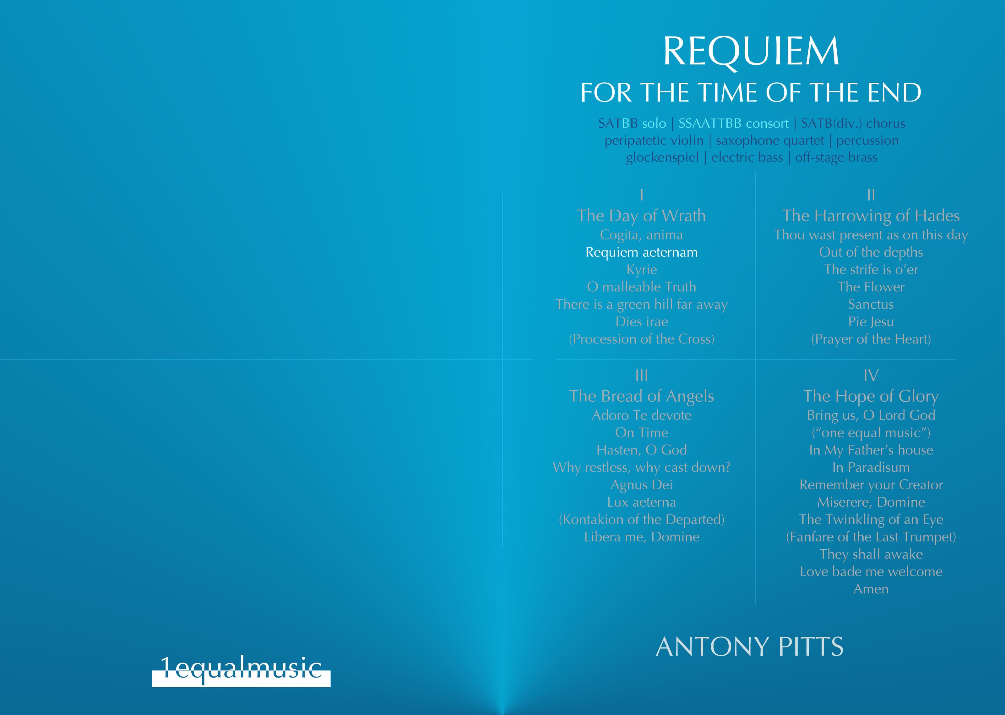 Six movements from Requiem for the Time of the End