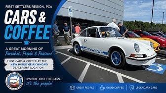 Cars & Coffee at the New Porsche Richmond Dealership