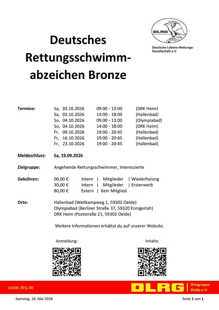 Deutsches Rettungsschwimmabzeichen