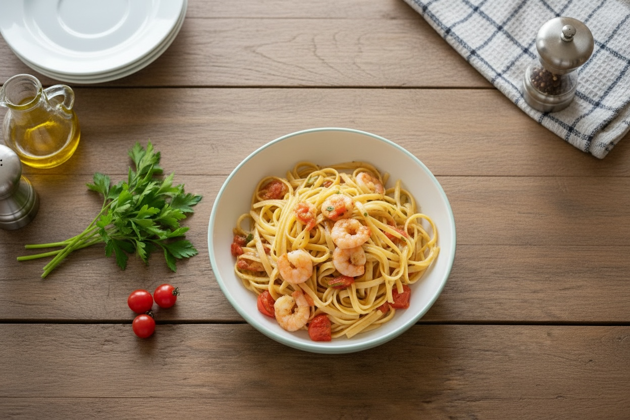 Tiger Prawn Pasta