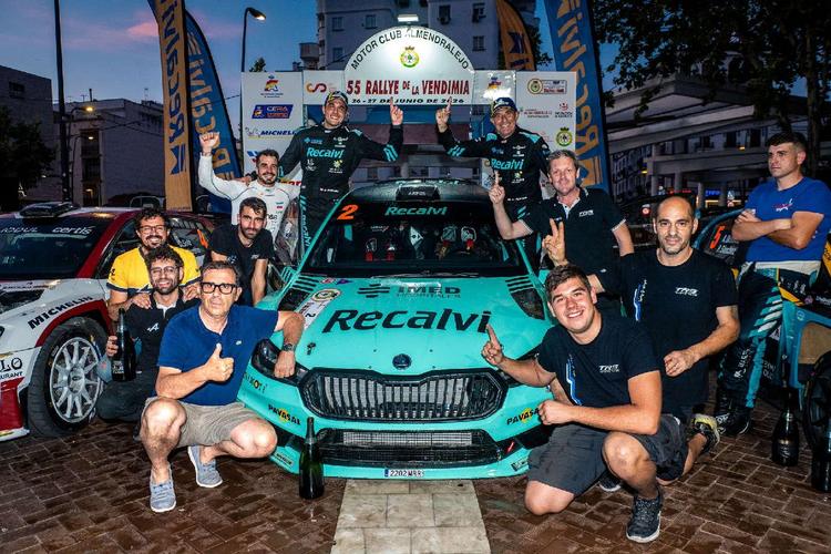 Miguel Fuster vence en el Rallye de La Vendimia 2026 y se convierte en nuevo líder del CERA-Recalvi