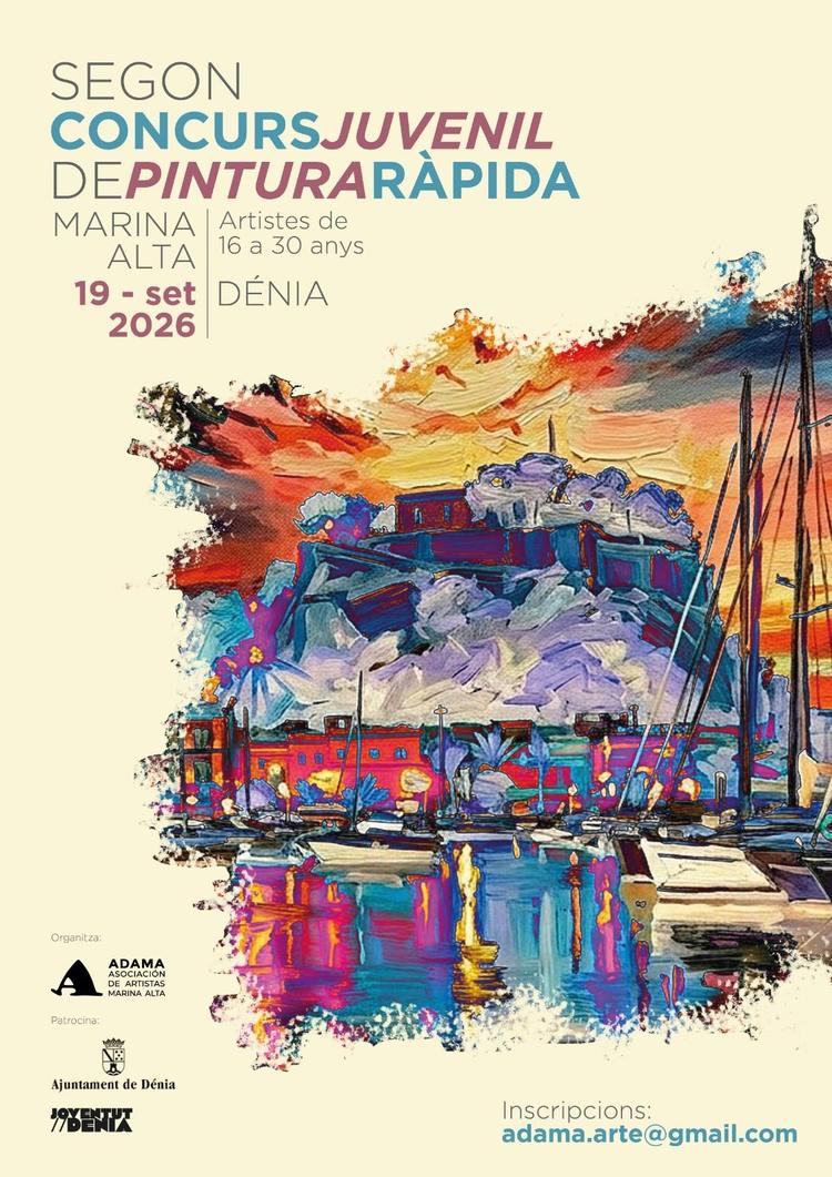 Dénia se convierte en un lienzo para descubrir el talento joven de la Marina Alta