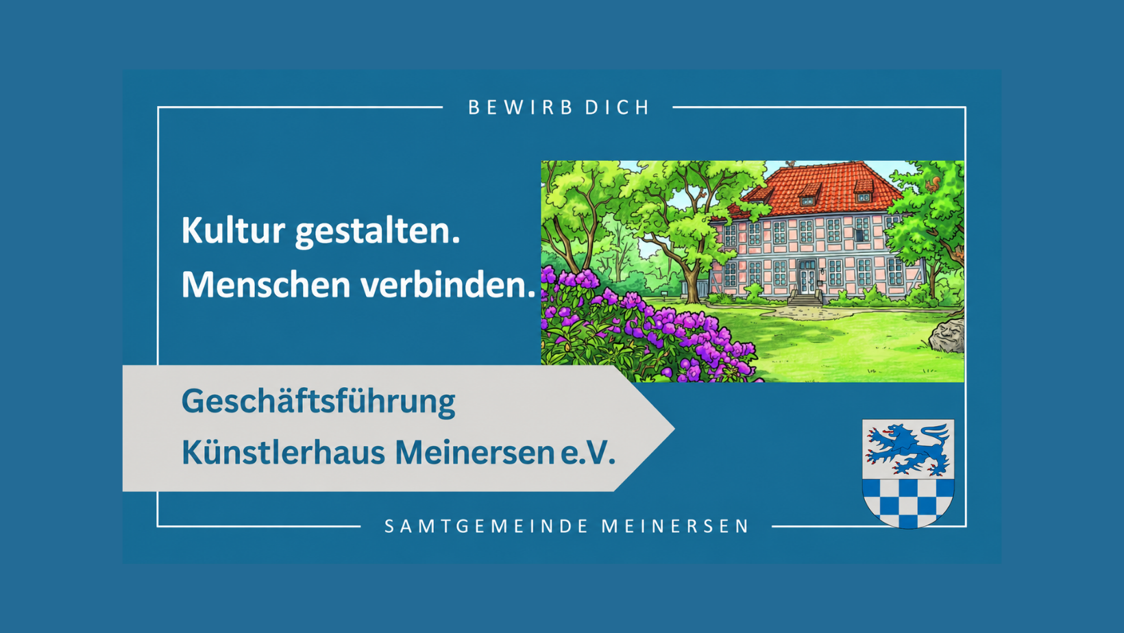 Geschäftsführung (m/w/d) für Künstlerhausverein Meinersen gesucht.