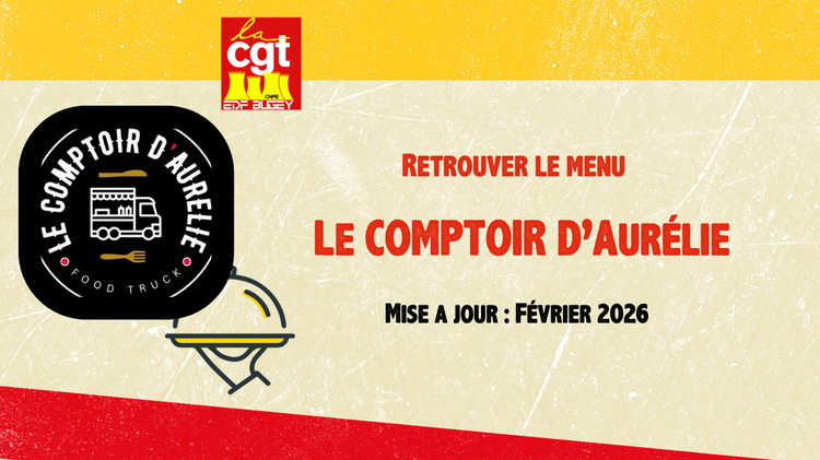 Le COMPTOIR D'AURELIE : retrouver le menu ICI mars 2026