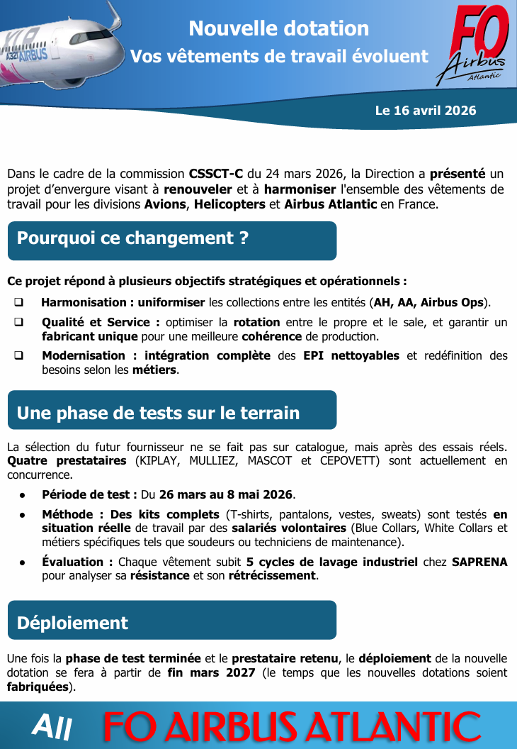 Nouvelle dotation 