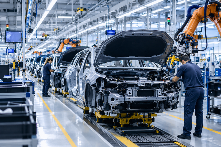 LA PRODUCCIÓN DE VEHÍCULOS CAE 1,8% EN LOS OCHO PRIMEROS MESES DEL AÑO, CON 1,45 MILLONES DE VEHÍCULOS FABRICADOS