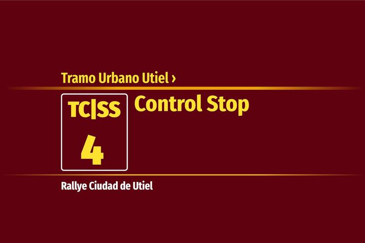 Tramo 4 &nbsp;›&nbsp; Tramo Urbano Utiel | Control Stop | ZE