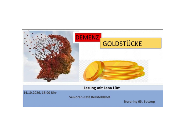 Demenz Goldstücke - Lesung mit Lena Lütt