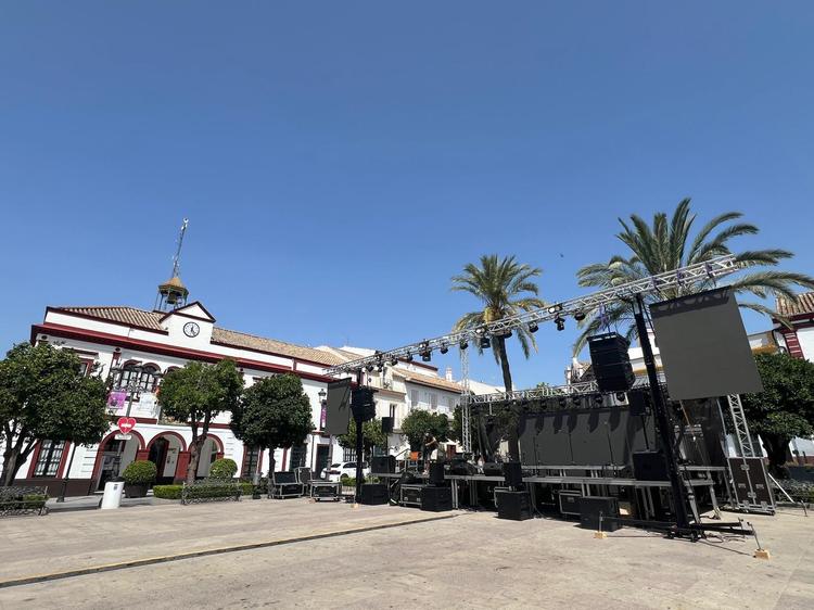 Plaza Sound Lebrija celebra hoy la primera de sus dos grandes noches de música en directo