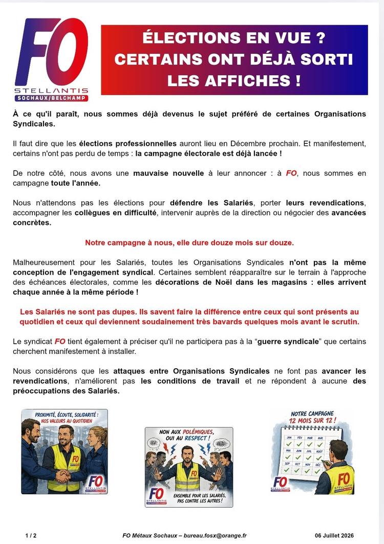 SXBP: ...VOTRE VOIX, NOTRE FORCE ,