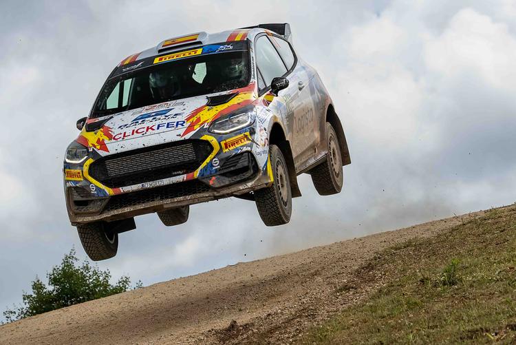 Roberto Blach vuelve a subir al podio del Junior WRC