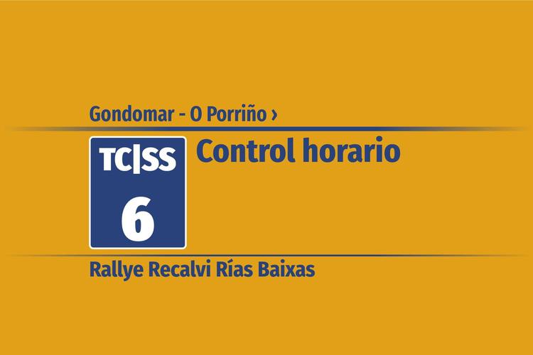 Tramo 6 &nbsp;›&nbsp; Gondomar - O Porriño | Control horario