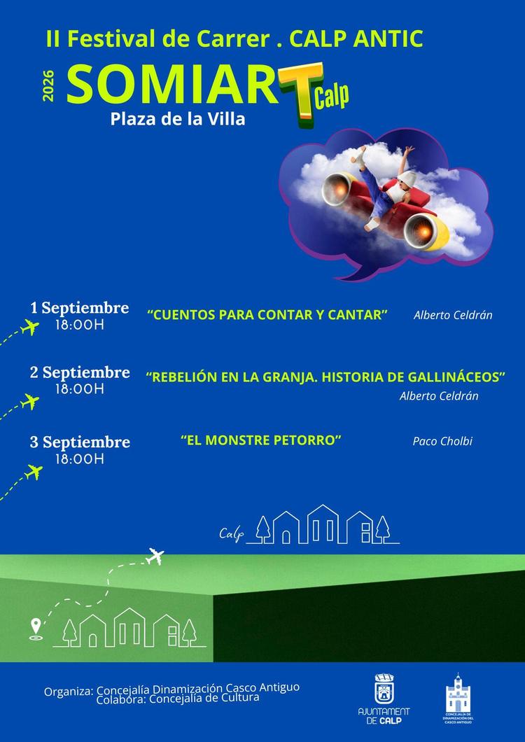 Calp celebra la segunda edición de SomniART, el Festival de Teatro de calle de Calp 