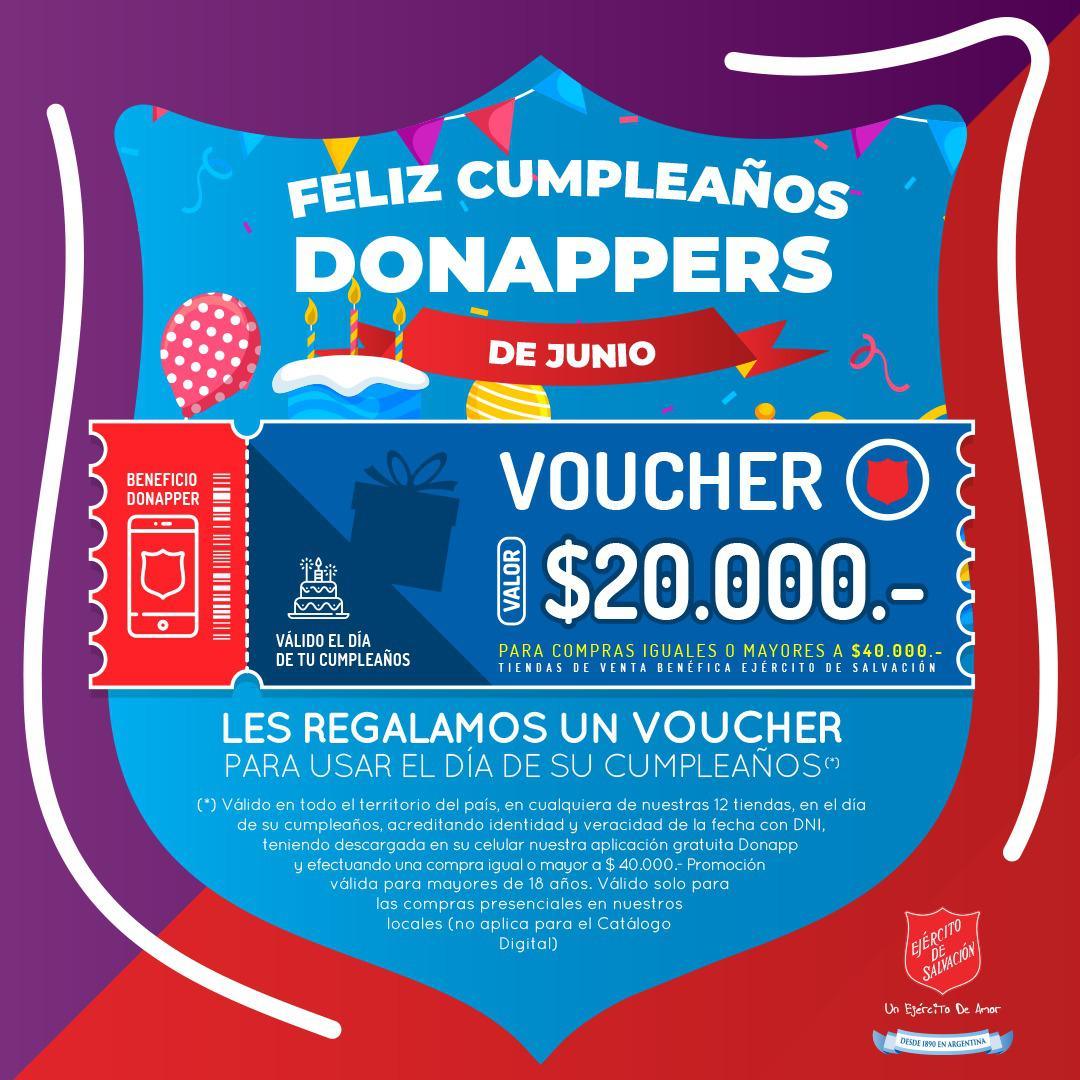 ¡Feliz Vóucher de Cumpleaños! 🎁🎂 Un regalo para vos...