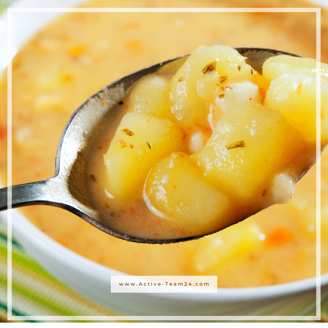 KARTOFFELSUPPE MIT LAUCH