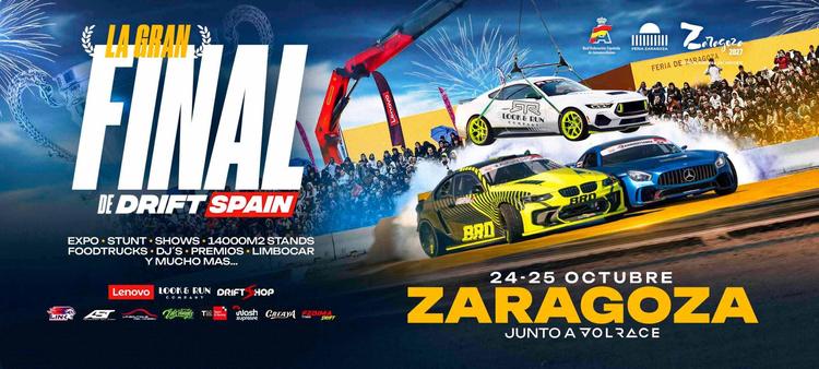 La Gran Final de Drift Spain 2026 se decide en Zaragoza