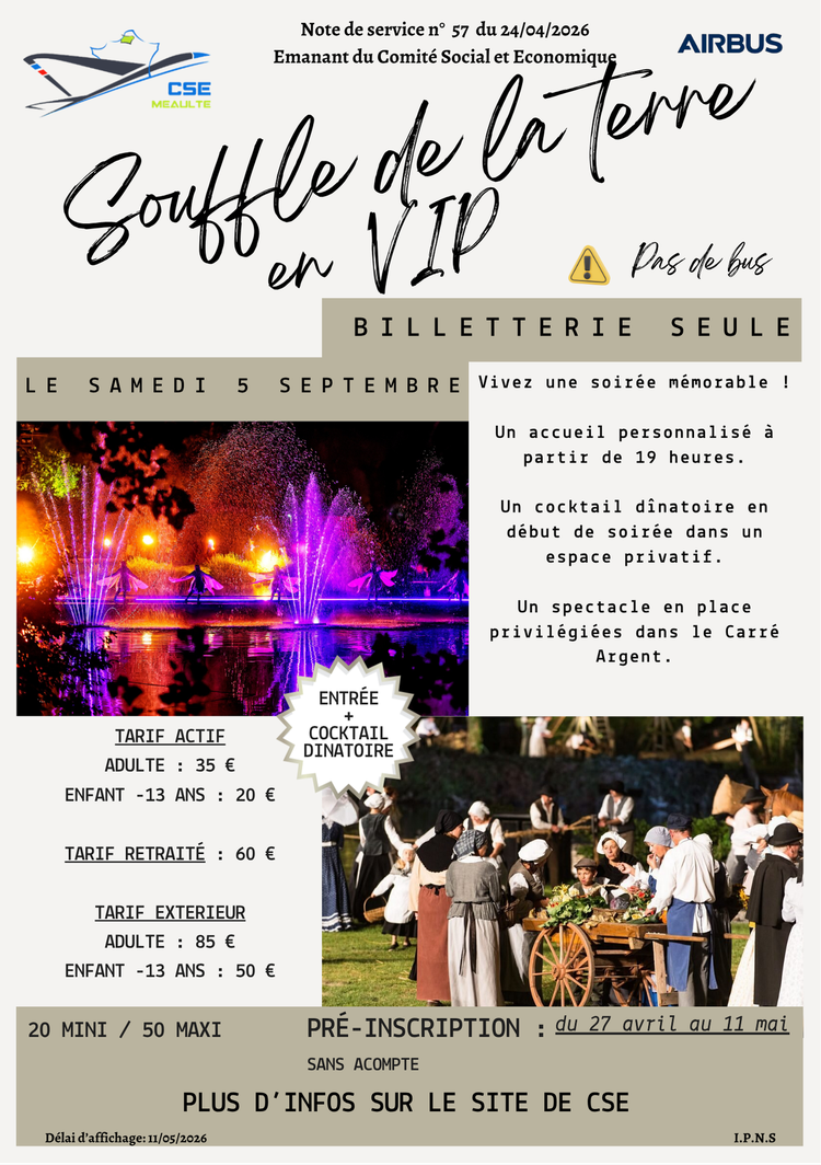 Souffle de la terre le 5 septembre