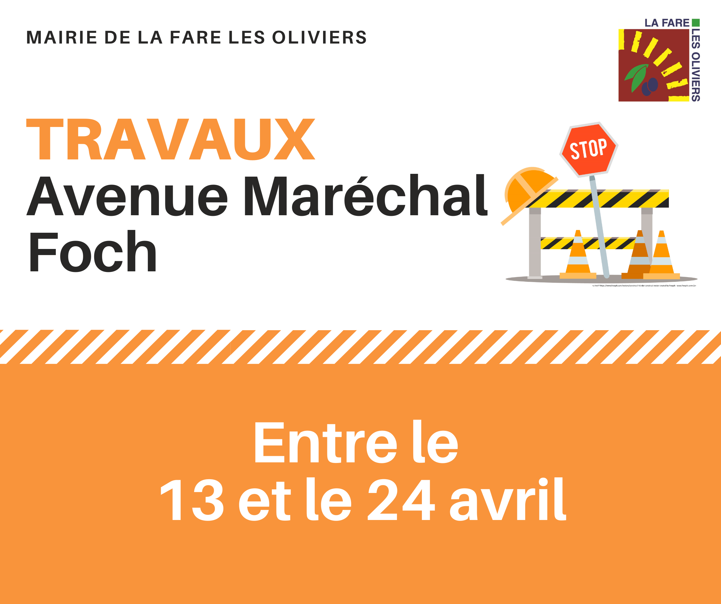 Avenue Foch – travaux sur le réseau pluvial