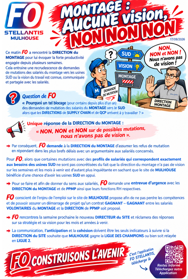 MU: MONTAGE - MUTATIONS - AUCUNE VISION - NON NON NON