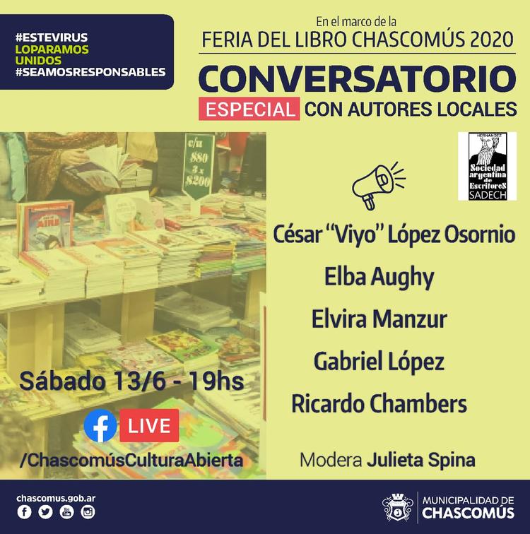 Conversatorio con autores locales - Feria del Libro 2020