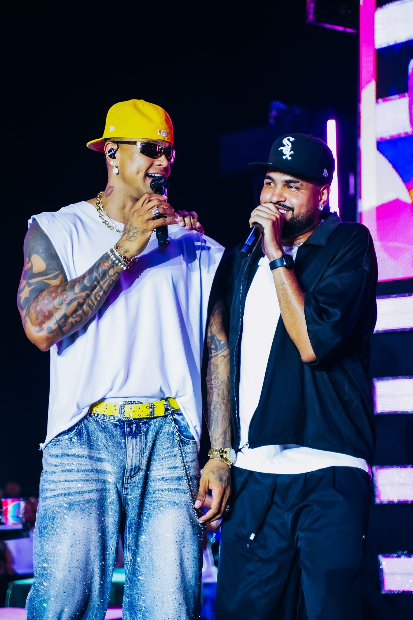 Yan e Léo Santana reforçam amizade durante PaGGodin em Salvador e aumentam expectativa por feat inédito
