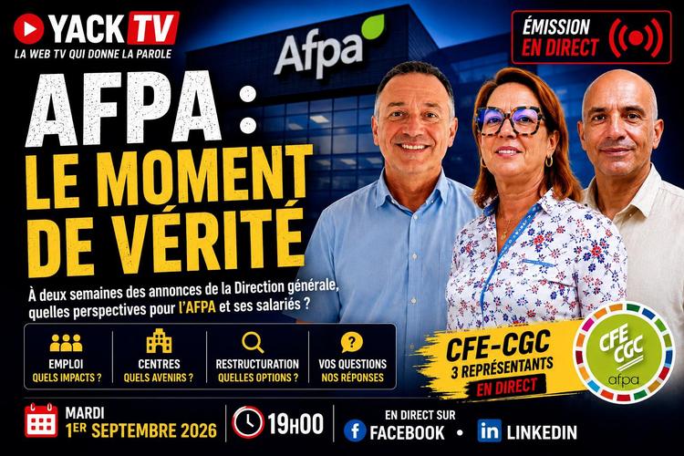 AFPA : LE MOMENT DE VÉRITÉ