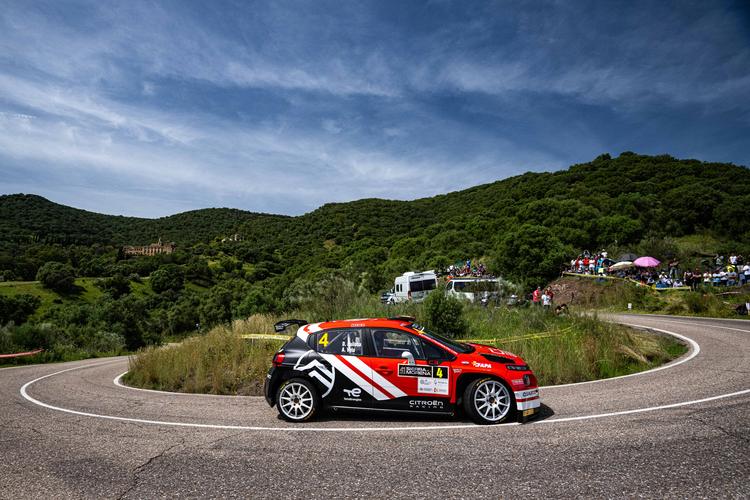 Ruiloba/Vela colocan a Citroën al frente del tramo de calificación del Rallye Internacional Sierra Morena 2024